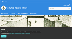 Desktop Screenshot of comune.noventadipiave.ve.it